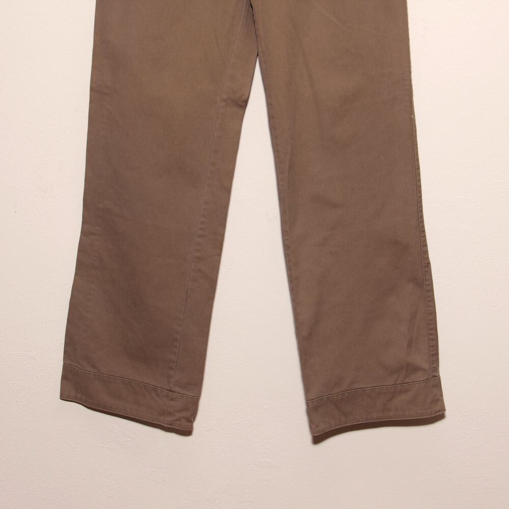 Vintage Tommy Hilfiger Y2K Khaki Cotton Jeans Size 8 33" inseam - Picture 4 of 9
